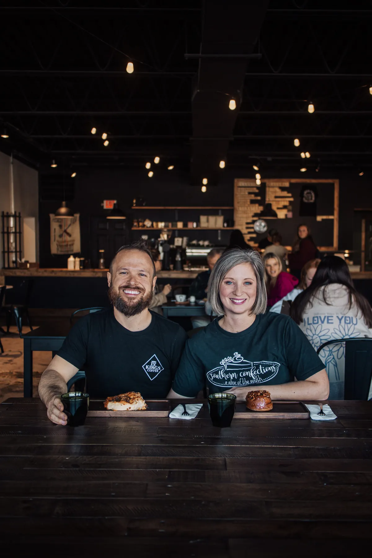 Brandon and Audra King inside IV Kings
